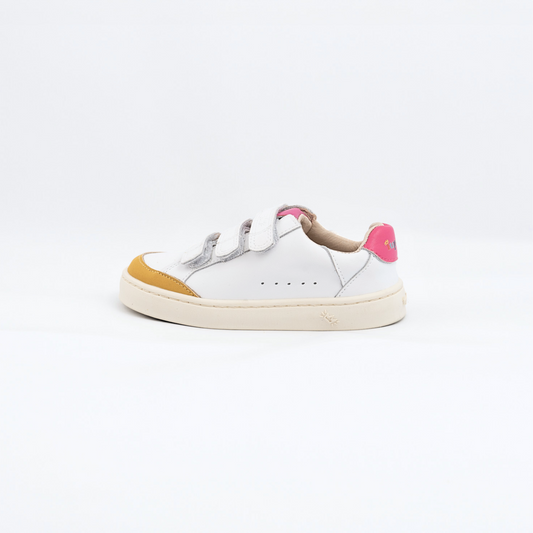Zapatilla Madrid Blanca - Fucsia