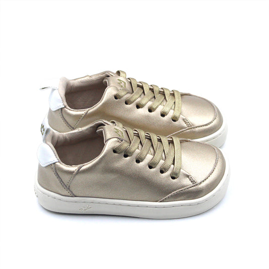 Zapatilla Nairobi Dorada - Cuero
