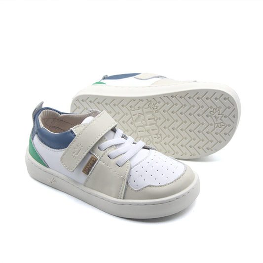 Zapatilla Los Angeles Azul/Verde - Cuero