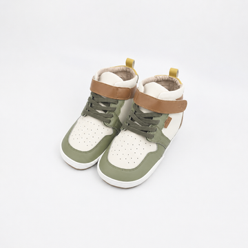 Zapatilla Brooklyn Cuero - Verde Olivo
